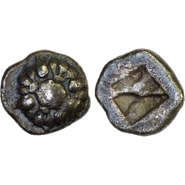IONIA: Erythrai, AR obol (0.82g), ca. 550-500 BC, VF