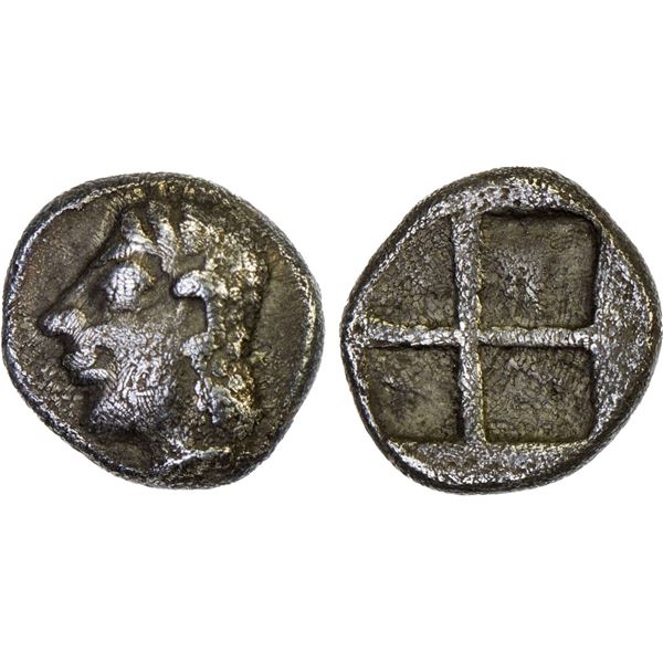 IONIA: Kolophon, AR obol (0.89g), ca. 530-500 BC, VF