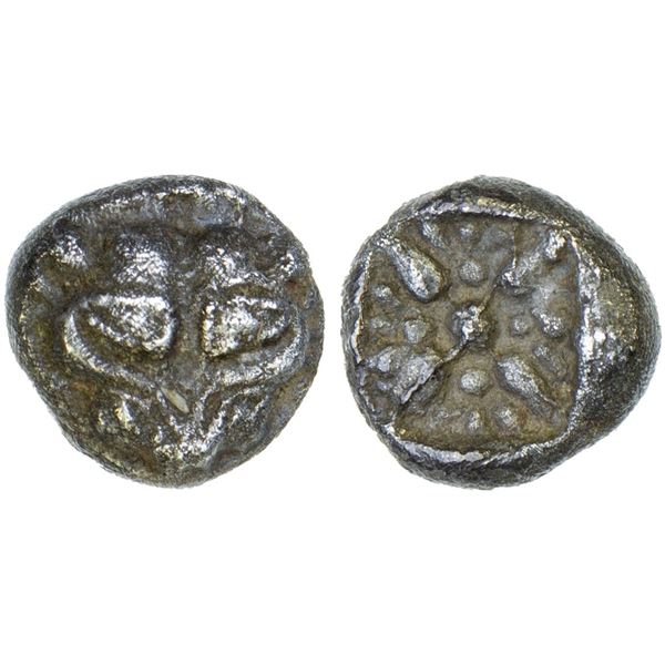 IONIA: Miletos, AR 1/32 stater (0.39g), ca. 550-525 BC, VF