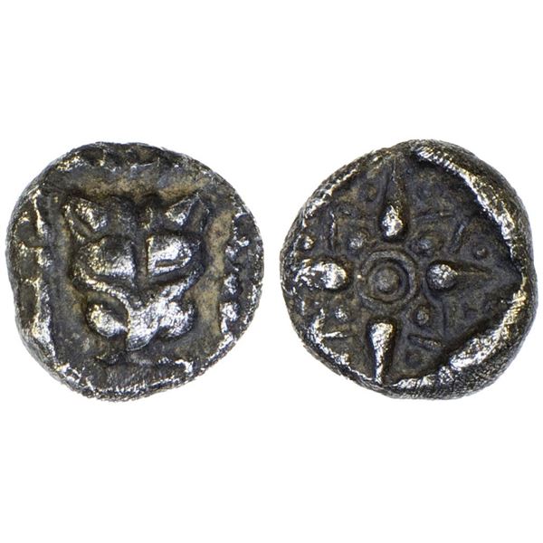 IONIA: Miletos, AR 1/64 stater (0.19g), ca. 550-525 BC, VF