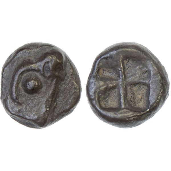IONIA: Phokaia, AR hemiobol (0.37g), ca. 530-500 BC, Choice VF