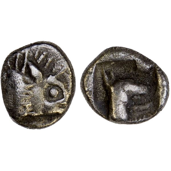 LYCIAN DYNASTS: Uncertain Ruler, AR hemiobol (0.33g), 5th Century BC, VF