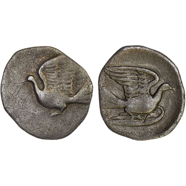 SIKYON: AR obol (0.7g), ca. 350-320 BC, VF