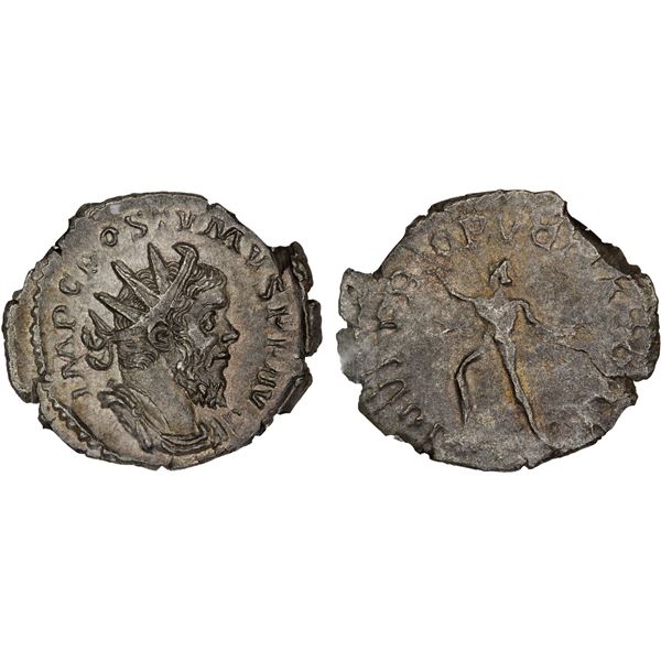ROMAN EMPIRE: Postumus, 260-269 AD, BI antoninianus (3.35g), Lugdunum (Lyon), NGC XF