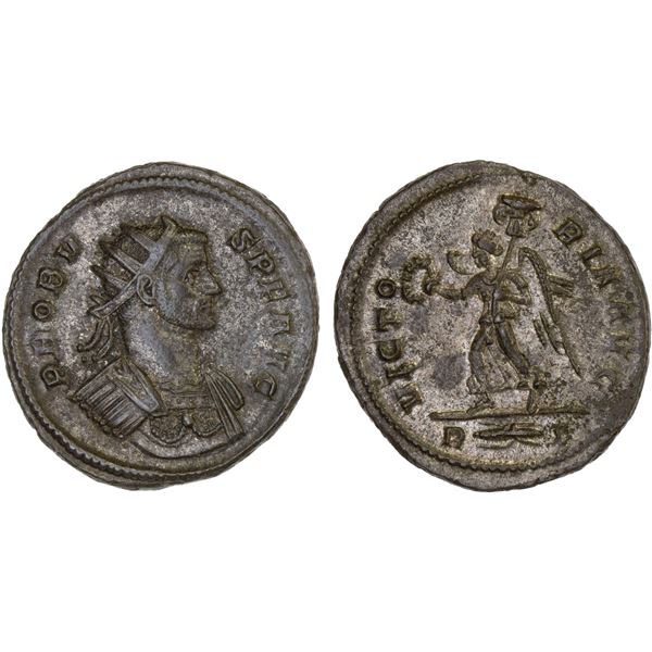 ROMAN EMPIRE: Probus, 276-282 AD, silvered AE antoninianus (4.02g), Rome, XF