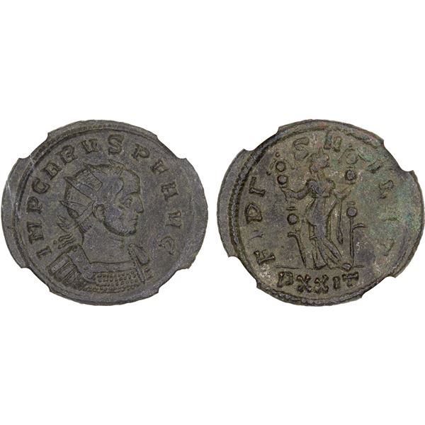 ROMAN EMPIRE: Carus, 283-283 AD, BI antoninianus (3.99g), Ticinum, NGC AU