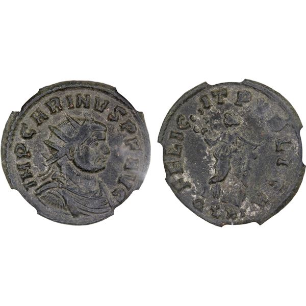 ROMAN EMPIRE: Carinus, 283-285 AD, BI antoninianus (3.12g), Ticinum, NGC VF