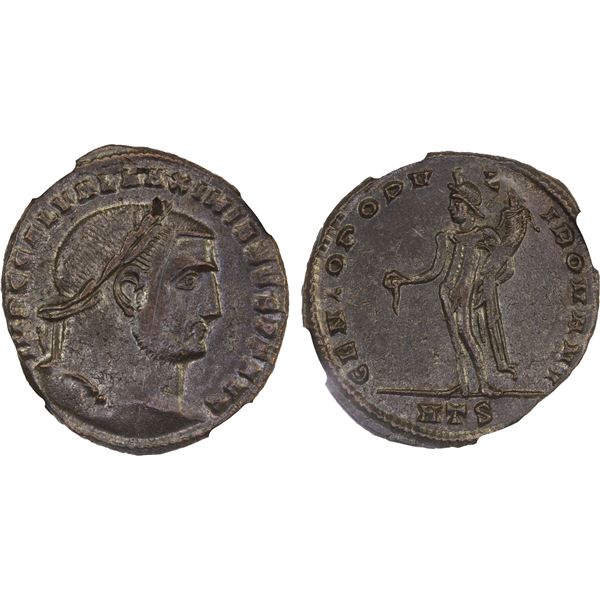 ROMAN EMPIRE: Galerius, 305-311 AD, BI nummus (7.94g), Heraclea, NGC Choice VF