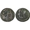 Image 1 : ROMAN EMPIRE: Constans, as augustus, 337-350 AD, silvered AE majorina (5.23g), Thessalonica, 348-350