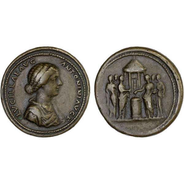 PADUAN & LATER IMITATIONS, ROMAN EMPIRE: Lucilla, augusta, 164-169, cast AE 'medallion' (25.94g), ca