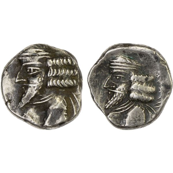 PERSIA: PERSIS KINGDOM: Pakor II, 1st century AD, AR drachm (3.83g), Choice VF