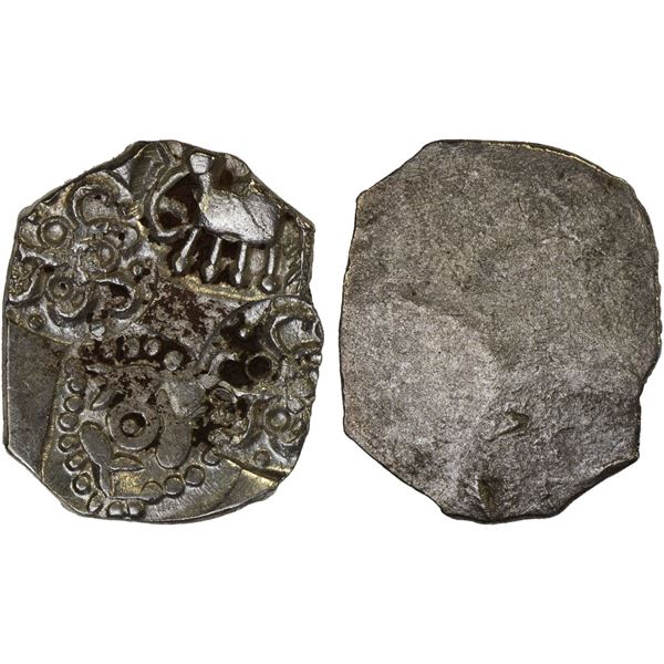 PAINGANGA: Anonymous, ca. 500-400 BC, AR 1/2 karshapana (1.72g), XF