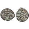 Image 1 : CHAUHANS OF AJMER: Somalekha, ca. 1110-1125, AE jital (1.30g), VF