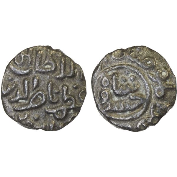DELHI: Nasir al-Din Khusru, 1320, AR 2 gani (2.50g), AH720, choice VF-XF