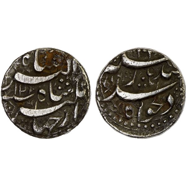MUGHAL: Jahangir, 1605-1628, AR rupee (11.19g), Qandahar, AH102x year 12, VF
