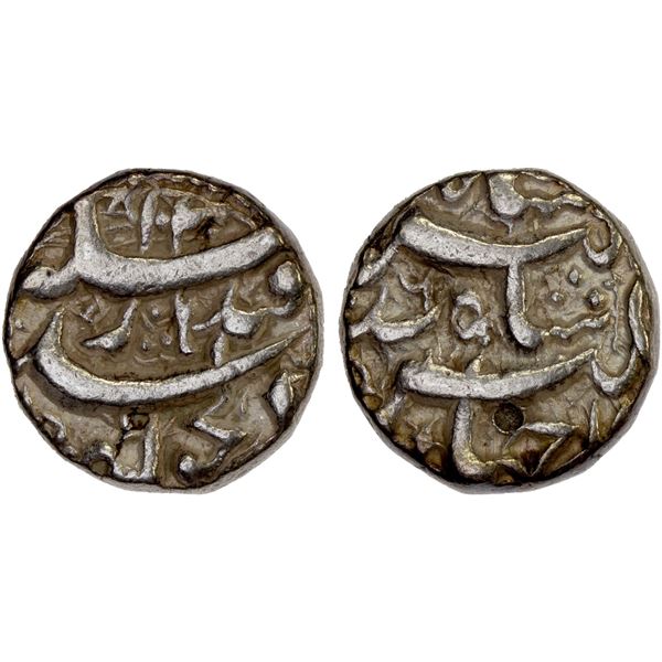 MUGHAL: Jahangir, 1605-1628, AR rupee, Qandahar, AH1030 year 16, F-VF