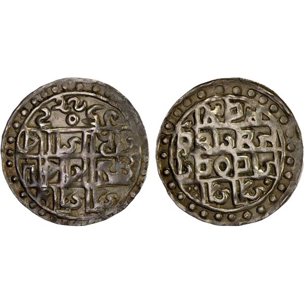 COOCH BEHAR: Lakshmi Narayan, 1587-1627, AR rupee (10.23g), SE1509 (1587), VF