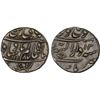 Image 1 : MARATHA CONFEDERACY: Burhanpur, AR rupee (11.49g), AH1187 year 13, XF