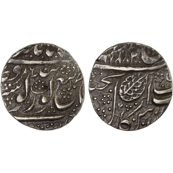 SIKH EMPIRE: AR nanakshahi rupee (11.08g), Amritsar, VS[18]86, XF