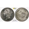 Image 1 : BRITISH INDIA: Victoria, Queen, 1837-1876, AR rupee, 1840(b&c), PCGS MS62