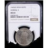 Image 2 : BRITISH INDIA: George VI, 1936-1952, AR rupee, 1945(b), NGC MS64