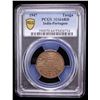 Image 2 : PORTUGUESE INDIA: Republic, AE tanga, 1947, PCGS MS64 RD