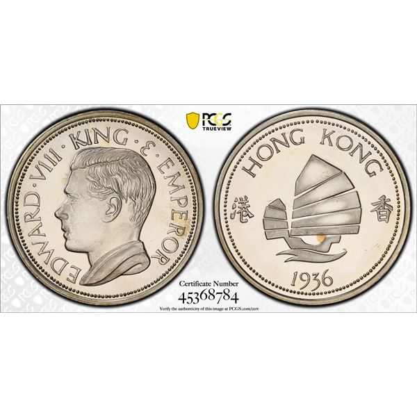 HONG KONG: Fantasy Issues, 1 dollar, "1936", PCGS PF65 Cameo