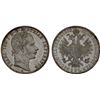 Image 1 : AUSTRIA: Franz Josef I, 1848-1916, AR florin, 1860-A, Almost Unc to Unc.