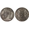 Image 1 : BELGIUM: Leopold II, 1865-1909, AR 5 francs, 1867, XF