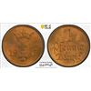 Image 1 : DANZIG: Free City, AE pfennig, 1937, PCGS MS64 RB