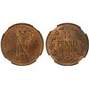 Image 1 : FINLAND: Nicholas II, Grand Duke, 1894-1917, AE 10 penniä, 1914, NGC MS63 RB