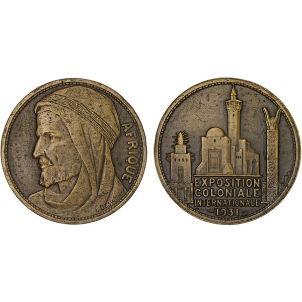 FRANCE: AE medal, 1931, AU