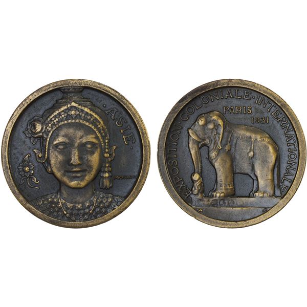 FRANCE: AE medal, 1931, AU