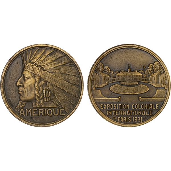 FRANCE: AE medal, 1931, AU