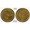Image 1 : BAVARIA: brass beer token, PCGS MS63