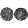 Image 1 : BRANDENBURG: Otto V, Albrecht III, & Hermann, 1296-1298, AR pfennig (0.64g), Lychen, ND, VF