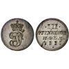 Image 1 : MECKLENBURG-SCHWERIN: Paul Friedrich, 1837-1842, AR 3 pfennig, 1838, choice AU