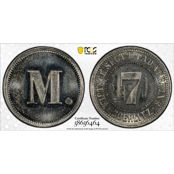 SILESIA: 7 pfennig (2.41g), ND, PCGS MS64