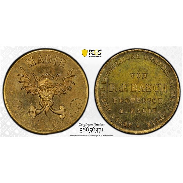 GERMANY: AE token, ND (1870), PCGS MS65