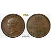 Image 1 : GREAT BRITAIN: Victoria, 1837-1901, AE 1/2 farthing, 1844, PCGS MS63 BN