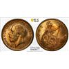 Image 1 : GREAT BRITAIN: George V, 1910-1936, AE penny, 1918, PCGS MS64 RD