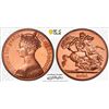 Image 1 : GREAT BRITAIN: Fantasy Issues, 1 crown, "1851", PCGS PF66 Red Cameo
