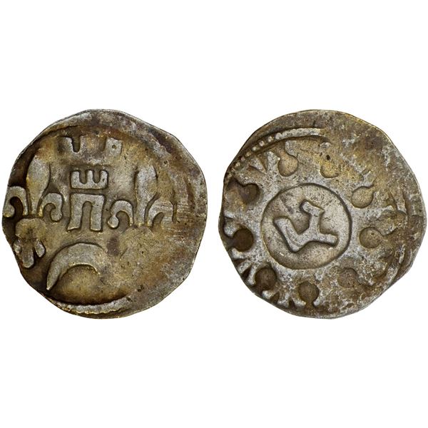 HUNGARY: Bela IV, 1235-1270, AR obol, Fine