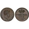 Image 1 : ITALY: NAPLES & SICILY: Ferdinando II, 1830-1859, AE 2 tornesi, 1851, XF