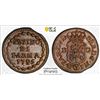 Image 1 : ITALY: PARMA: Ferdinand I, 1765-1802, AE sesino, 1795, PCGS MS62 BN