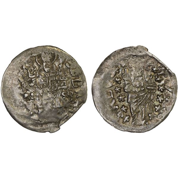 ITALY/CROATIA: RAGUSA: Republic, AR grosetto (dinaric), 1658, VF