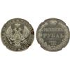 Image 1 : RUSSIA: Nicholas I, 1825-1855, AR rouble, 1841, NGC AU details