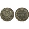Image 1 : RUSSIA: Nicholas I, 1825-1855, AR rouble, 1844, NGC XF details