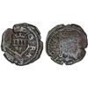 Image 1 : SPAIN: Felipe III, 1598-1621, AE 4 cornados (3.51g), Burgos, ND (1603), Choice VF on Fine host