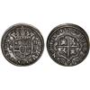 Image 1 : SPAIN: Felipe V, 1700-1746, AR 2 reales (pistareen), Sevilla, 1722-S, VF-XF